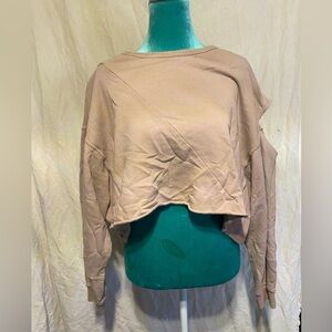 Mustard seed: light pinkish crème sweater